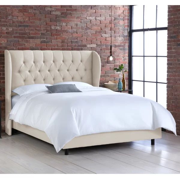 Ahumada Tufted Upholstered Low Profile Standard Bed | Wayfair Professional