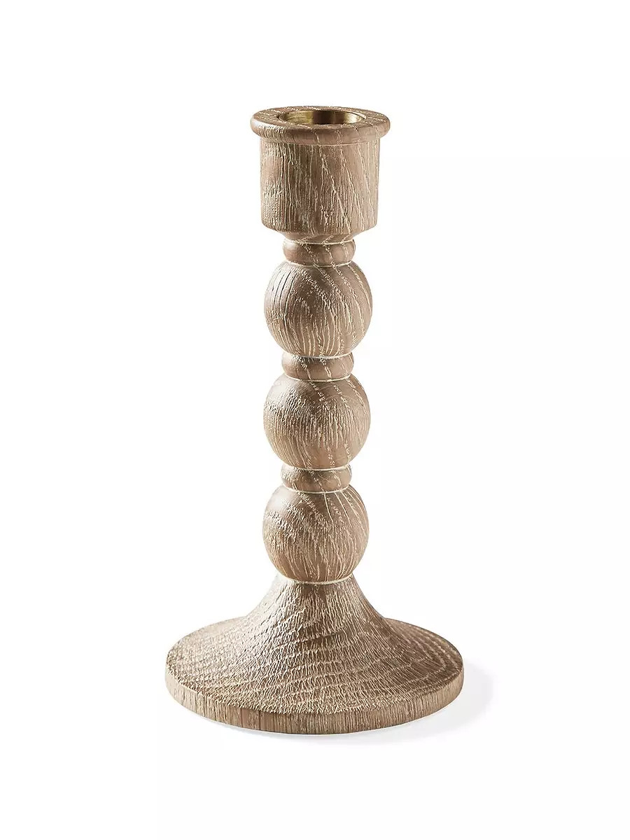 Bobbin Taper Candle Holder | Serena and Lily