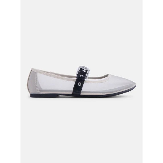 No Boundaries Women’s Mesh Mary Jane Flats | Walmart (US)