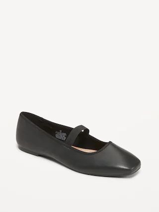 Mary Jane Square-Toe Ballet Flats | Old Navy (US)