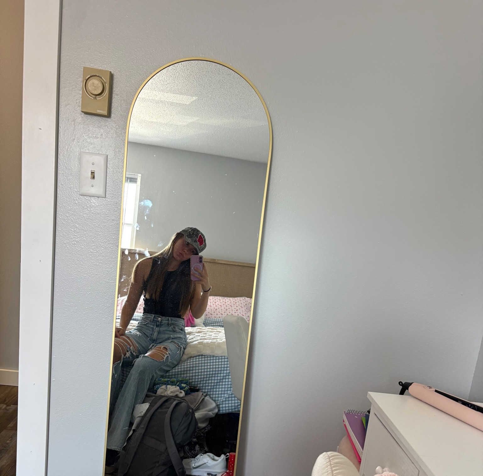 Casual Saturday Outfit 
Top - true to size (S)
Jeans - true to size (4)
Hat - Wisconsin Design Team

#LTKSeasonal #LTKFindsUnder100