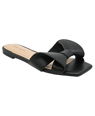 Women's Pearlaa Square Toe Flat Sandals | Macy's