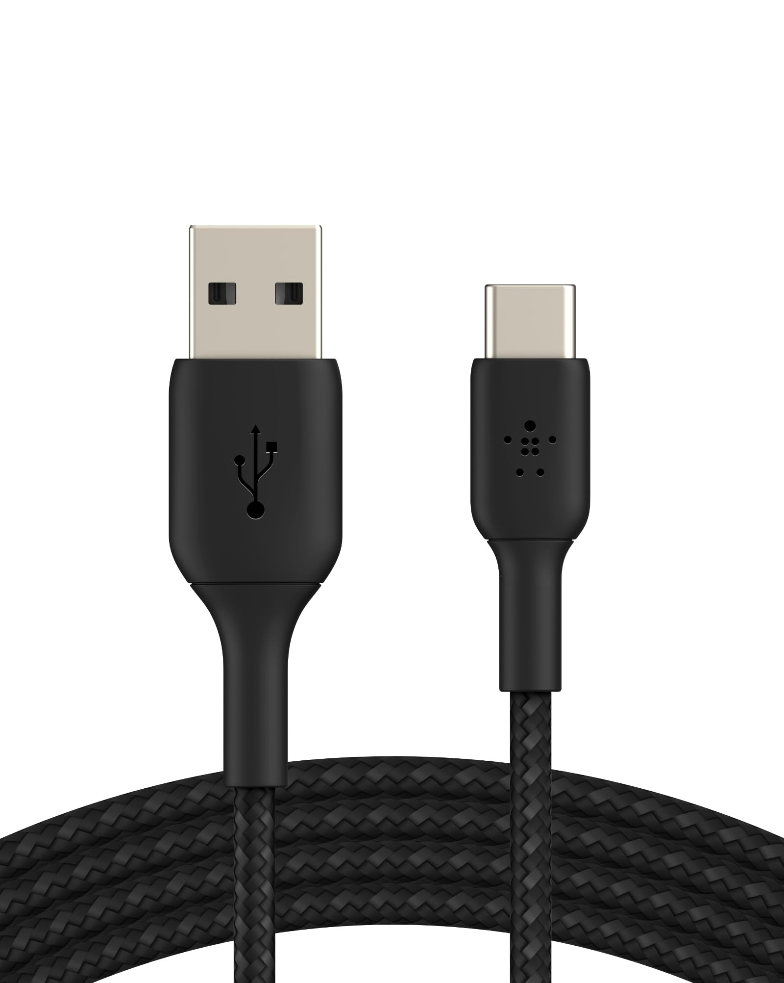 Belkin BoostCharge Braided USB-C to USB-A Cable (2M/6.6ft) for iPhone 16, iPhone 16 Pro, Samsung ... | Amazon (US)