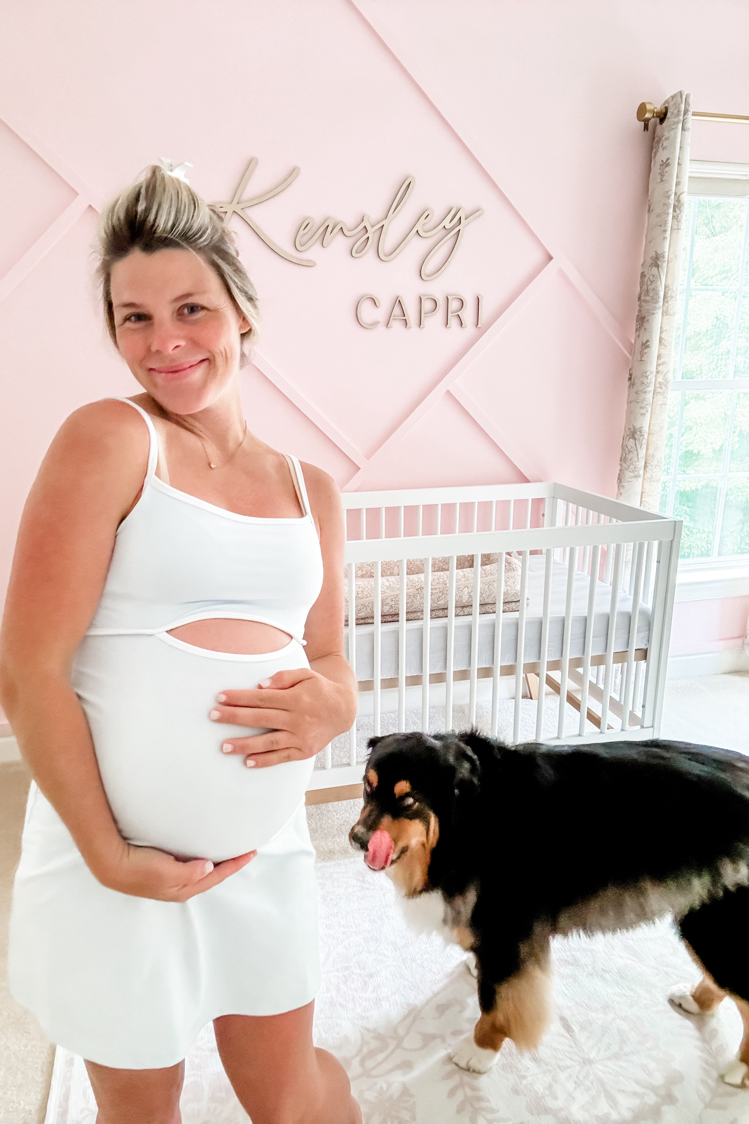 Love this buttery soft tennis dress, it’s not maternity but fits so well over the bump! I’m 39 weeks and wearing a small. So stretchy and so soft🙌 

#bumpfriendly #bumpoutfit #maternity 

#LTKStyleTip #LTKActive #LTKBump