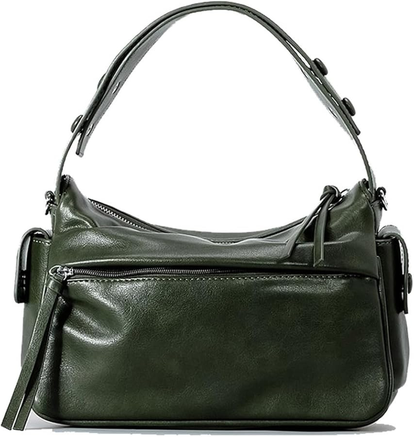 Satchel Handbag, Crossbody Shoulder Top Handle bags for Women, Zipper Closure, 2 Adjustable Strap... | Amazon (US)