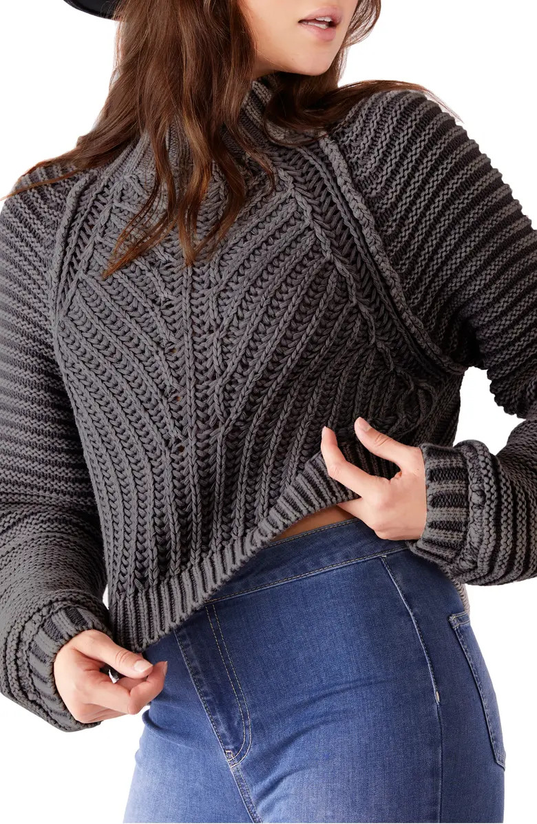 Sweetheart Mock Neck Sweater | Nordstrom