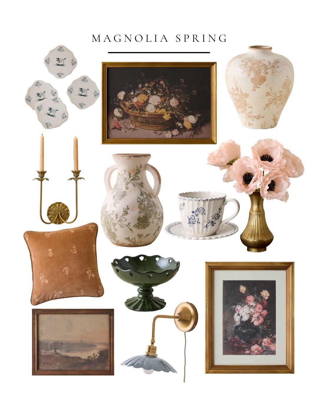 Pretty spring updates from Magnolias!

#LTKSeasonal #LTKhome
