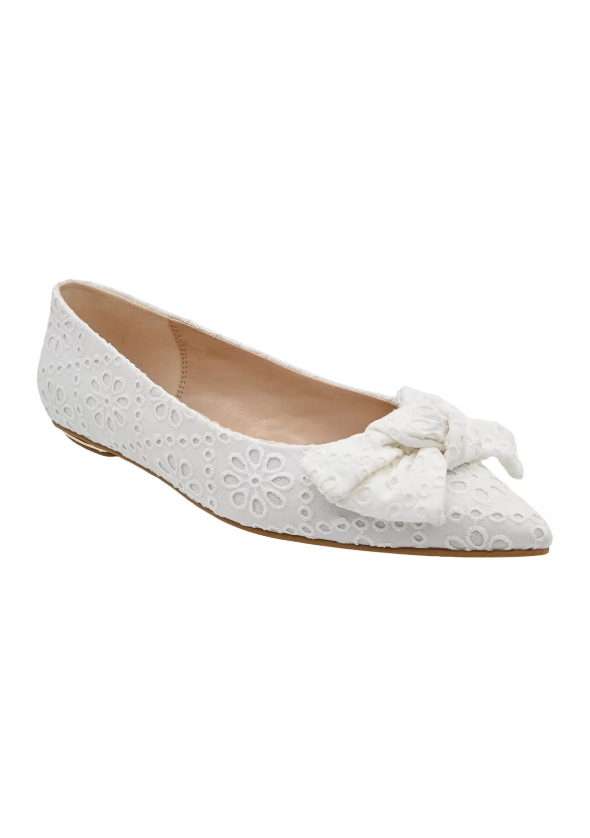Crown & Ivy™Vienna Pointed Toe Bow Flats | Belk
