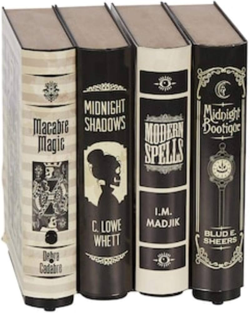 Holiday Living Gemmy Animated Halloween Decor Moving Books Midnight Bootique | Amazon (US)