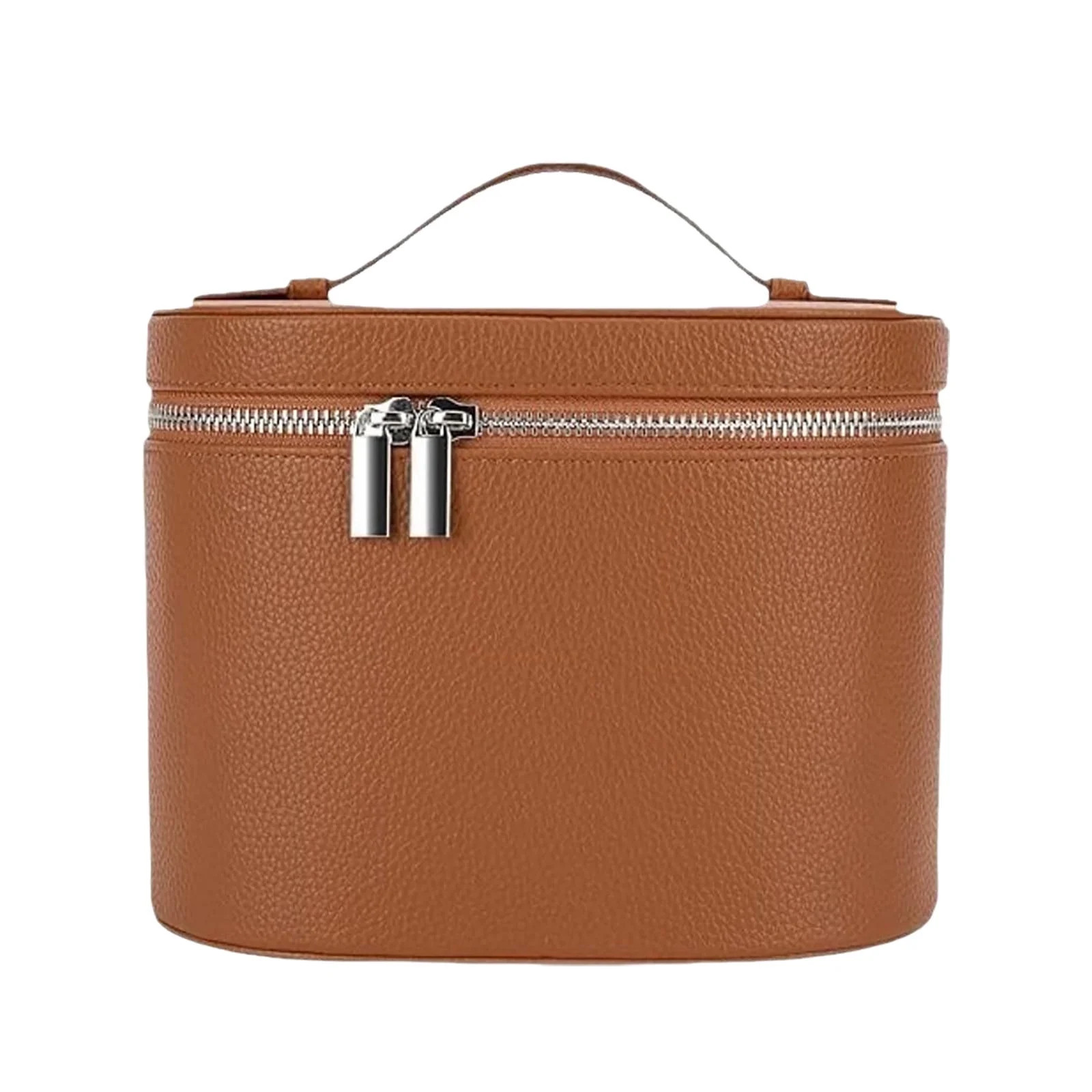 Makeup Bag with Divider and Handle Portable PU Leather Vanity Organizer for Women and Girls Versa... | Walmart (US)