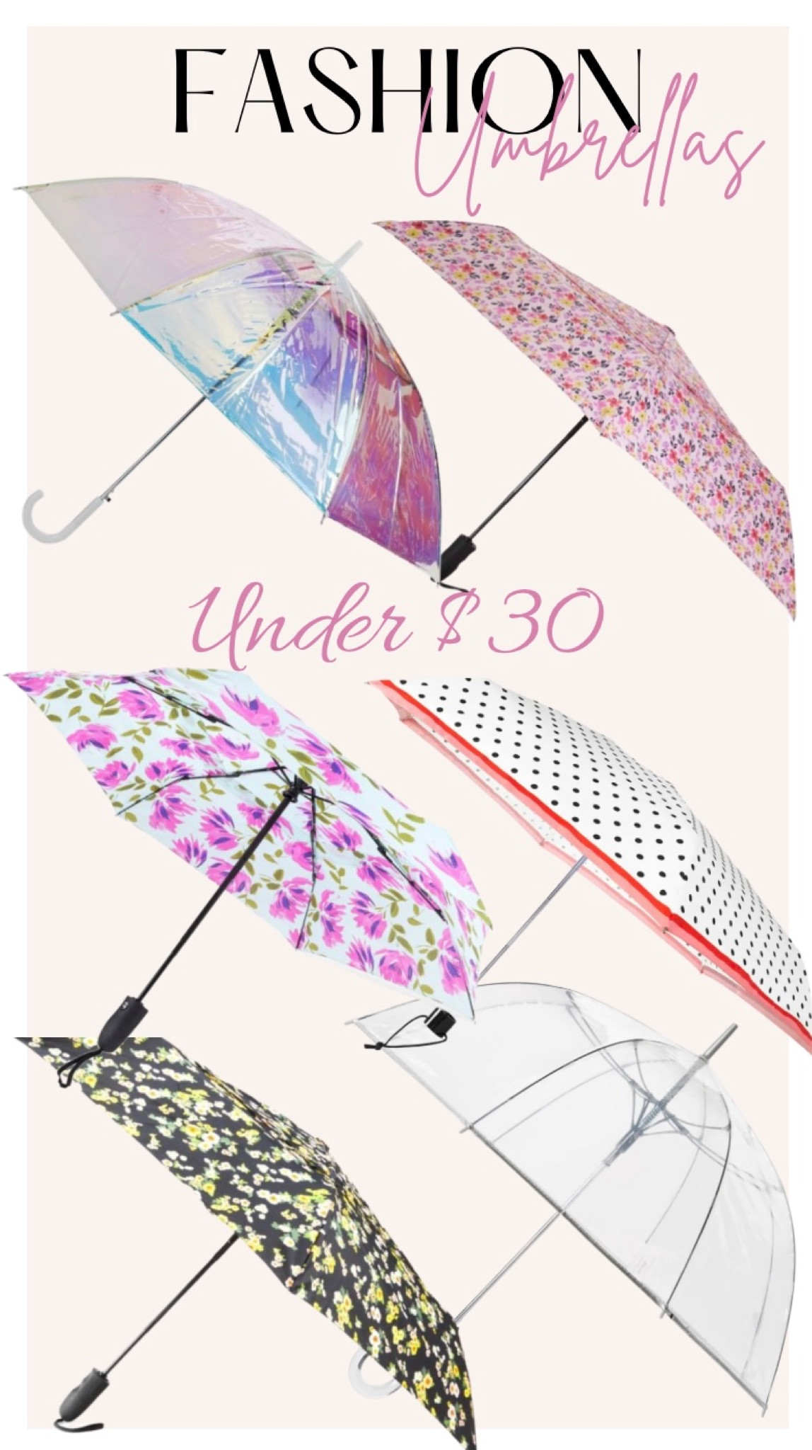Fashion Umbrellas 
ON SALE!
All under $30

#LTKunder50 #LTKSeasonal #LTKfamily