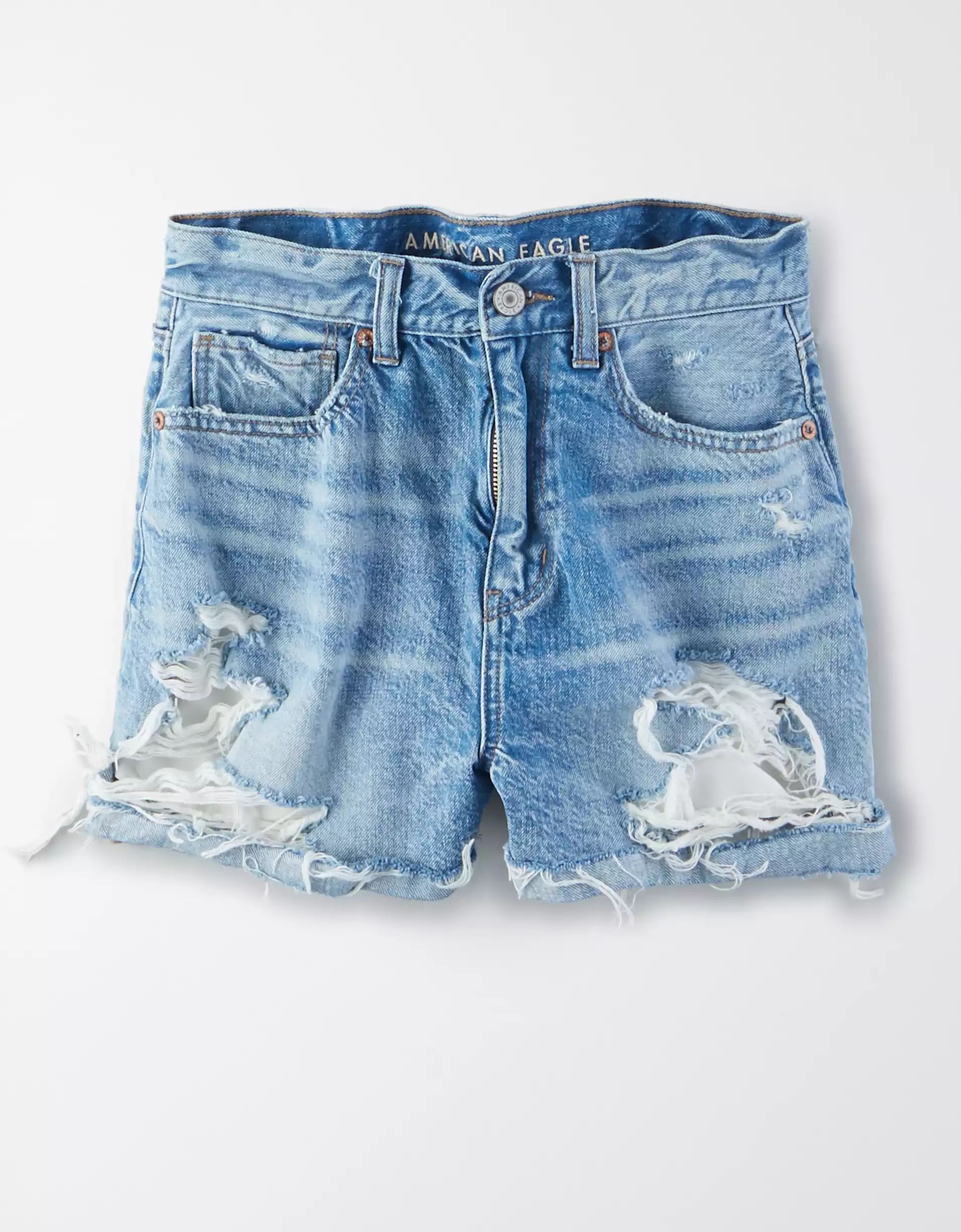 AE Denim Mom Shorts | American Eagle Outfitters (US & CA)