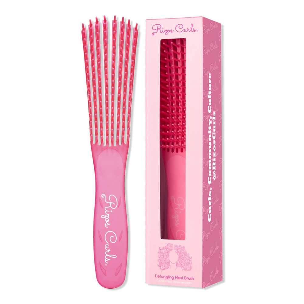 Rizos Curls Pink Detangling Flexi Brush | Ulta