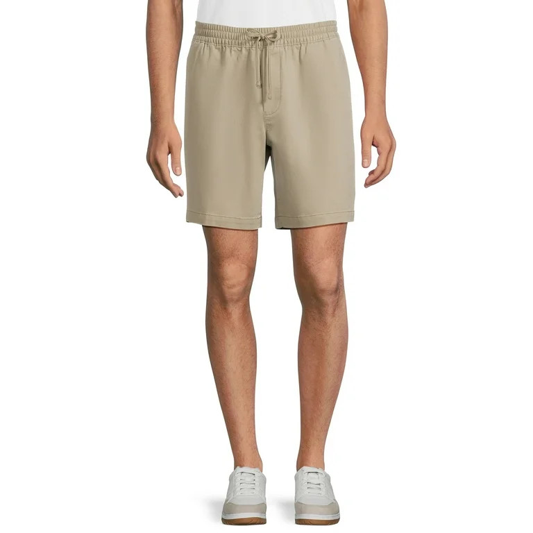 George Men's and Big Men's Twill Pull-On Shorts, Sizes S-2XL | Walmart (US)