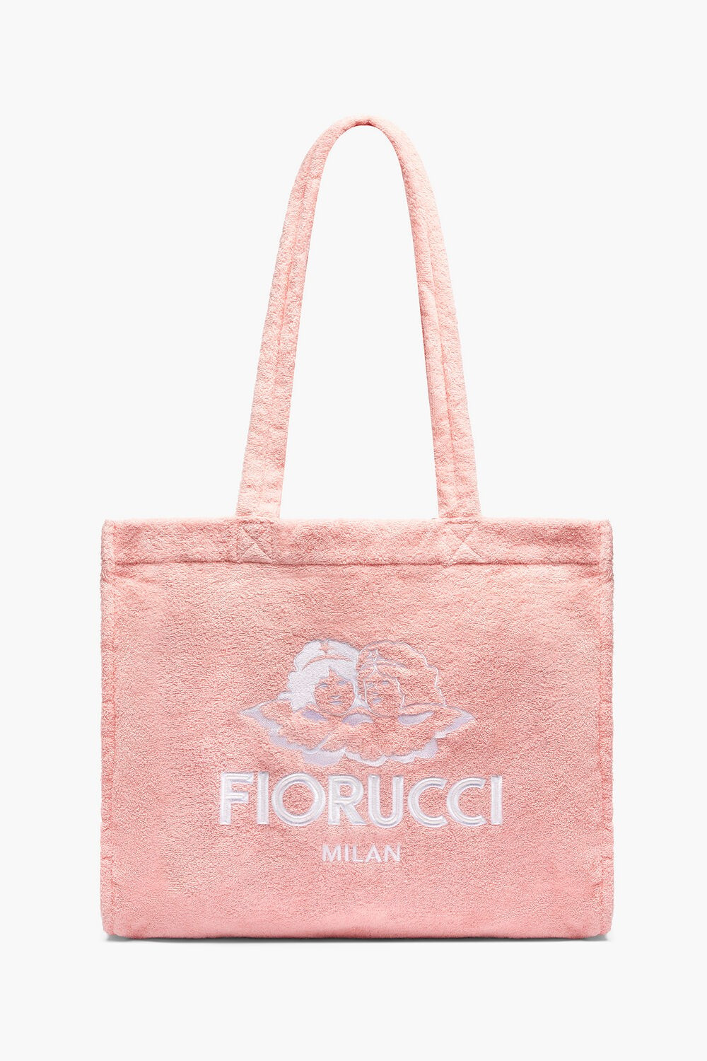Milan Angels Towelling Tote Bag Pink | Fiorucci | Fiorucci