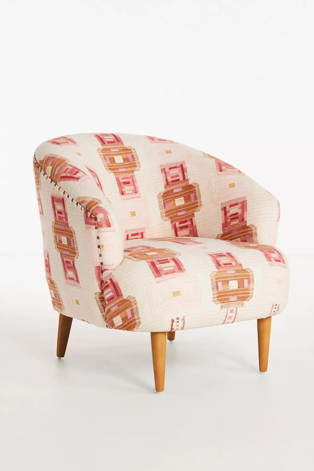 Rug-Printed Simon Accent Chair | Anthropologie (US)
