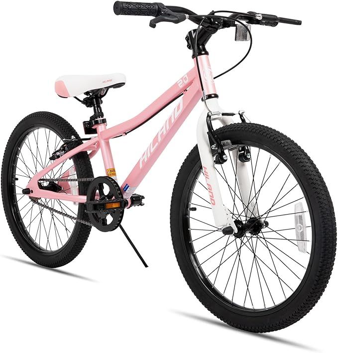 Hiland 20 24 Inch Mountain Bike for Kids Age 7,Front Suspension Fork Kids' Bicycles for Boys Girl... | Amazon (US)