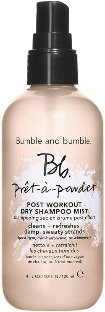 Bumble and bumble Pret-a-Powder Post Workout Dry Shampoo Mist 4 oz/ 120 mL | Amazon (US)