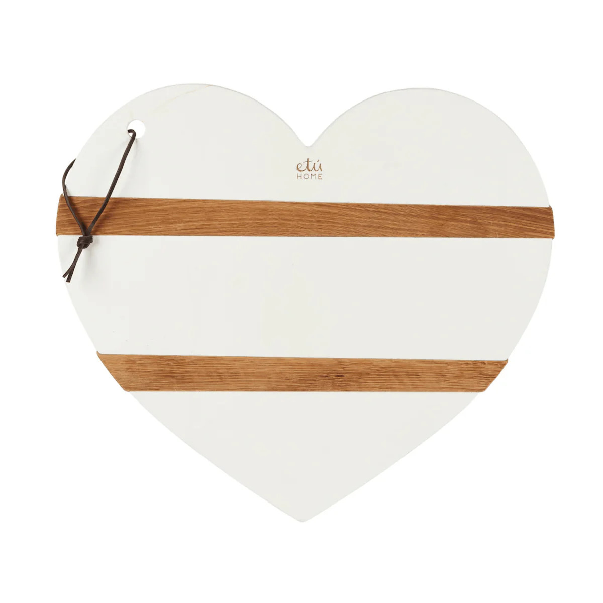 Heart Charcuterie Cutting Board in White | The Well Appointed House, LLC