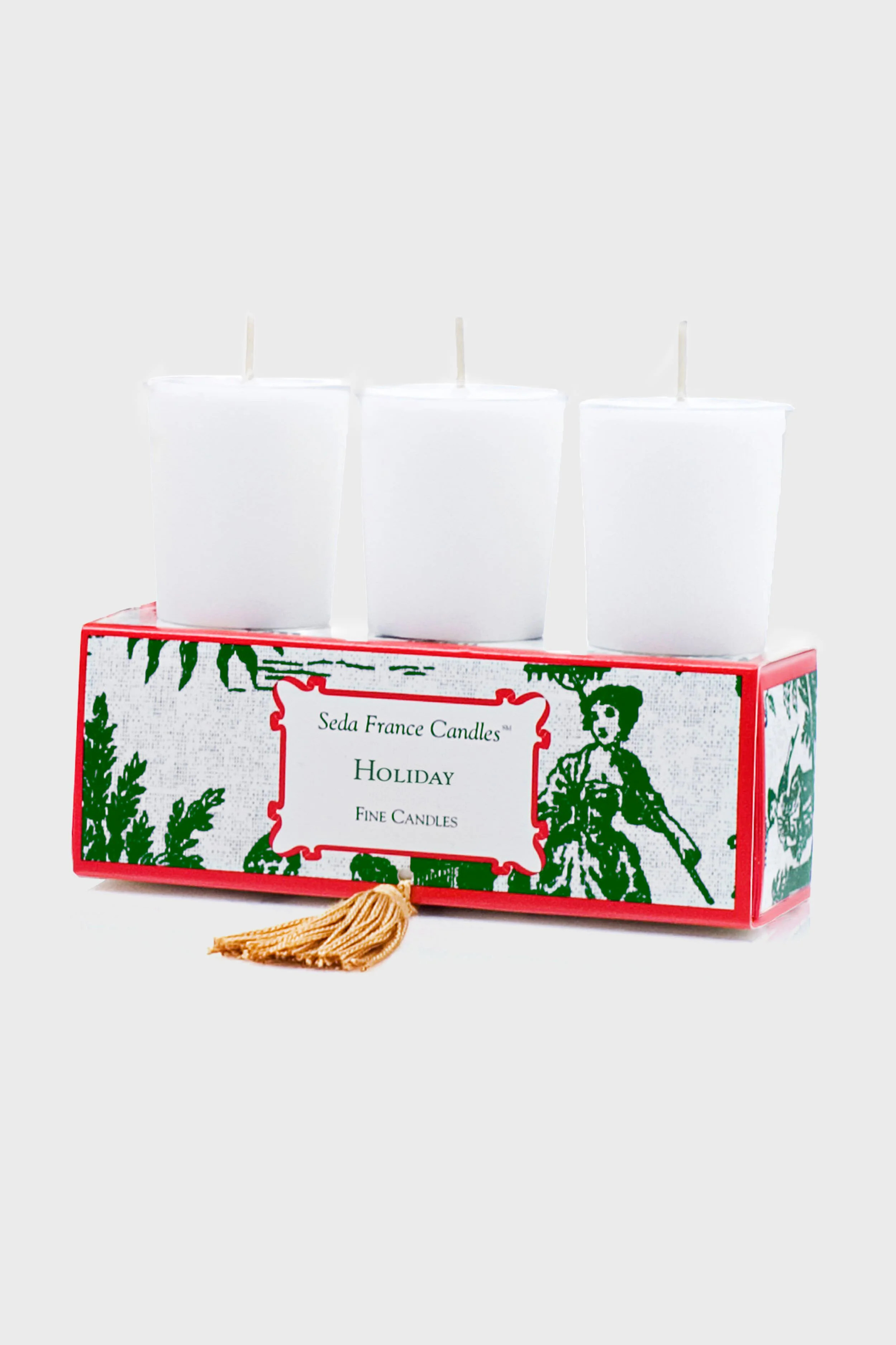 Holiday Classic Toile Votive Set | Tuckernuck (US)