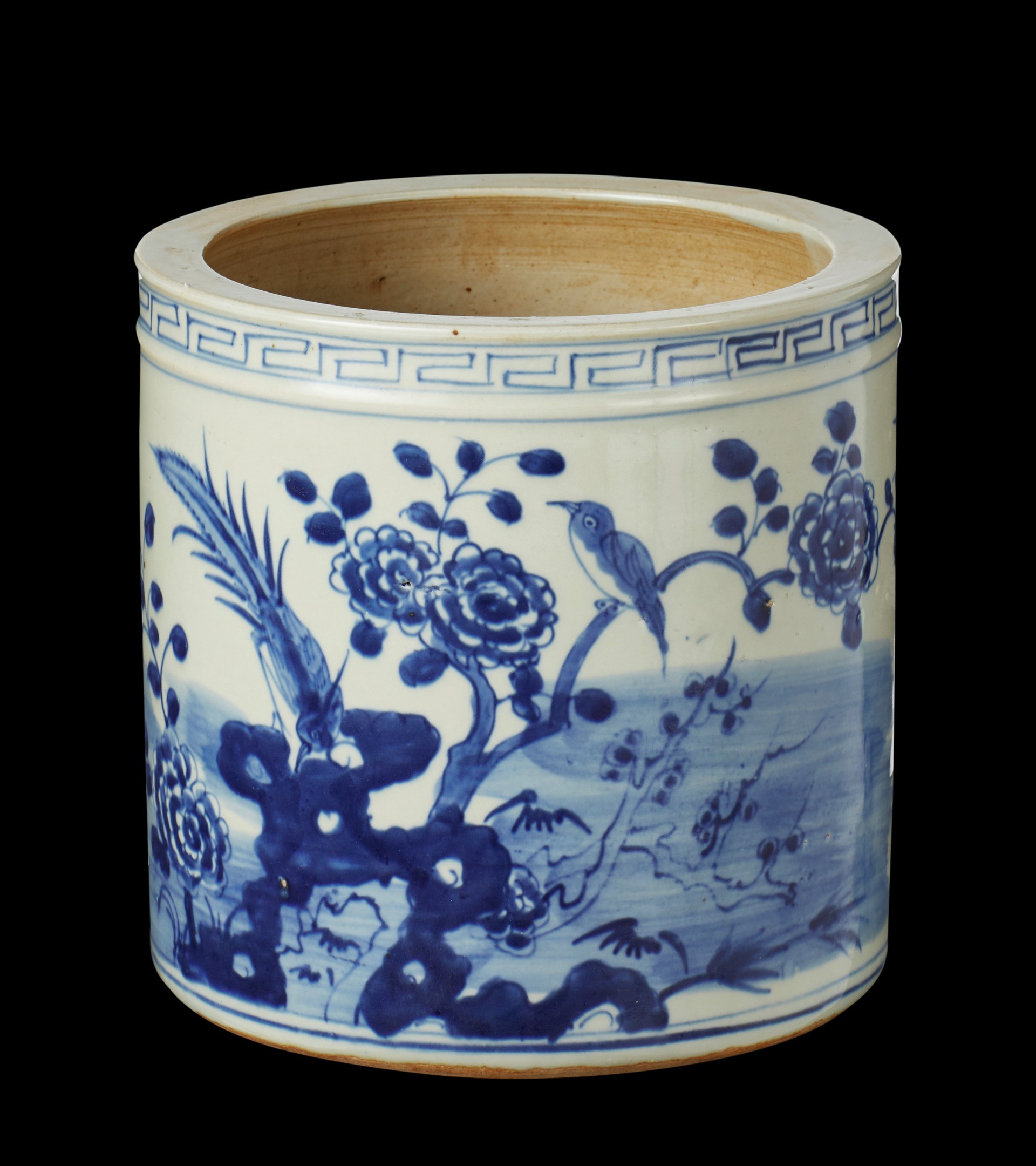 Shanren Planter - Blue/White | OKA UK