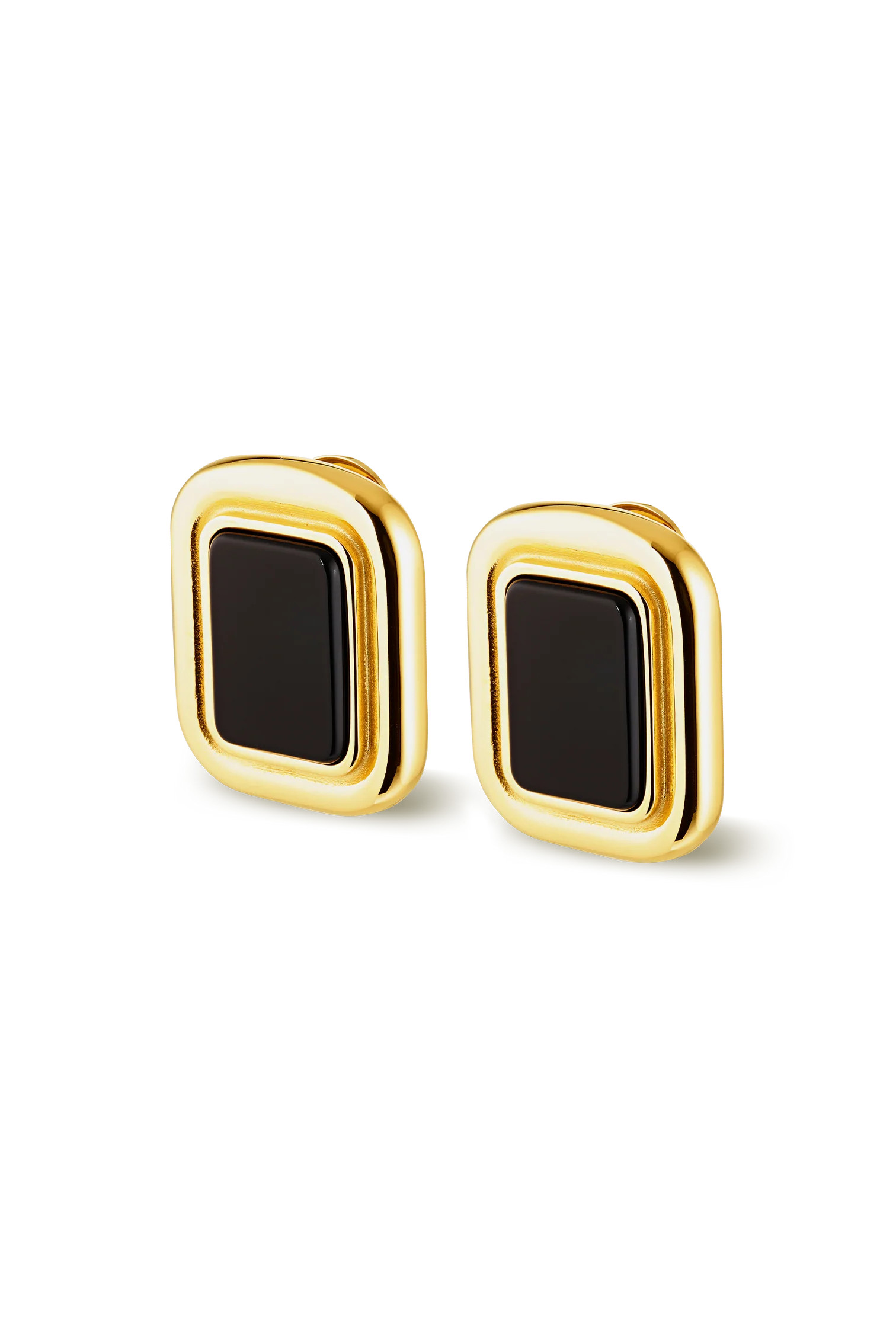 Margaux Onyx Earrings | Black | Cendre