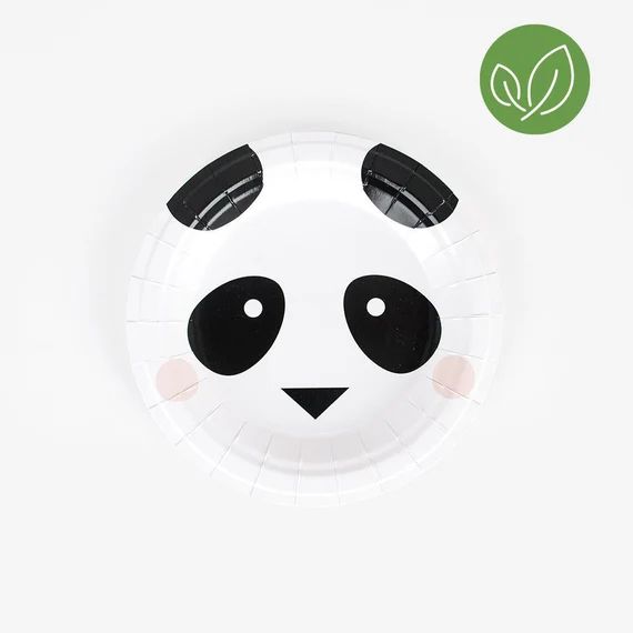 8 Panda Paper Plates Birthday Party Animal Party Tableware | Etsy | Etsy (UK)