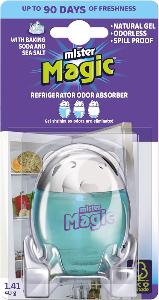 Mister Magic Refrigerator Odor Absorber | Fridge Freshener |Baking Soda|2 Pack | Amazon (US)