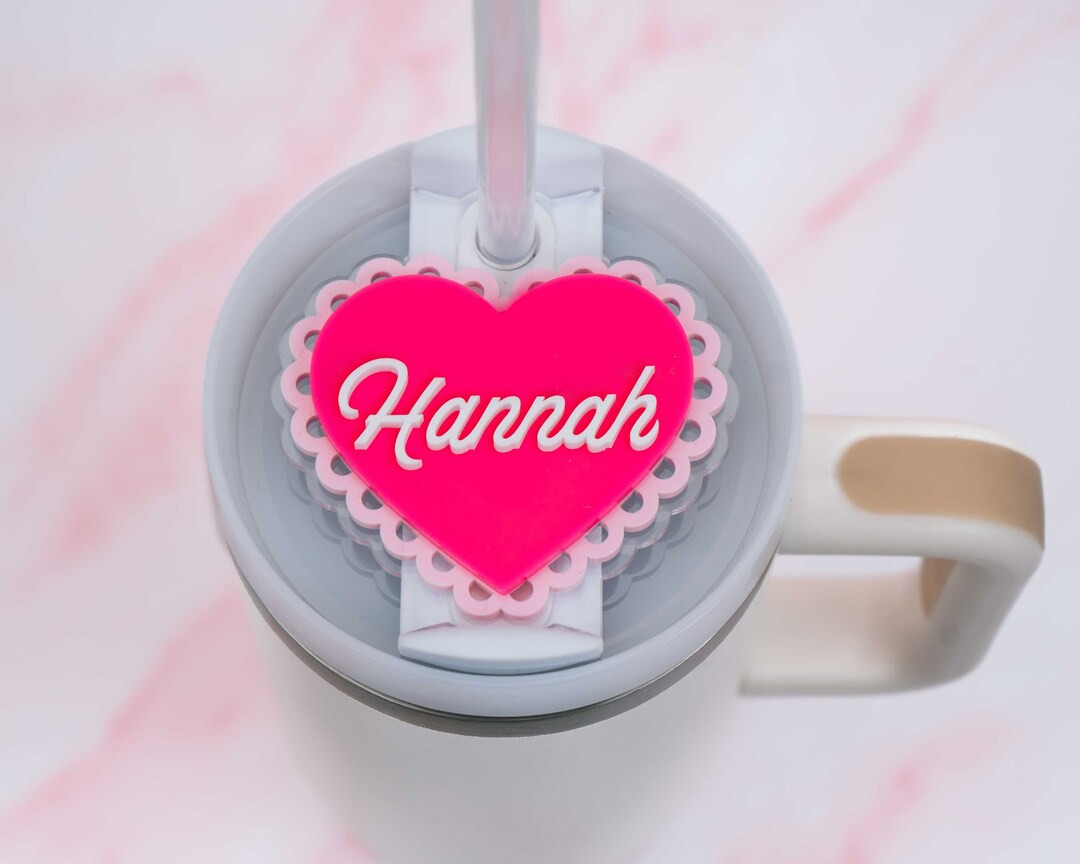 Valentines Day Stanley Name Plate Tumbler Name Tag Cup Accessories Tumbler Lid Name Plate Fits 30... | Etsy (US)
