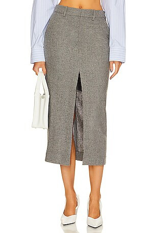 x Marianna Kit Tweed Midi Skirt | Revolve Clothing (Global)
