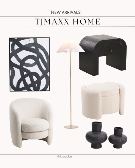 TJMaxx Home - Monochrome, minimal home decor

TJMaxx finds, TJMaxx home, black and white home decor, boucle sofa, standing lamp, wall art, CB2 inspired 

#LTKhome #LTKFind #LTKstyletip