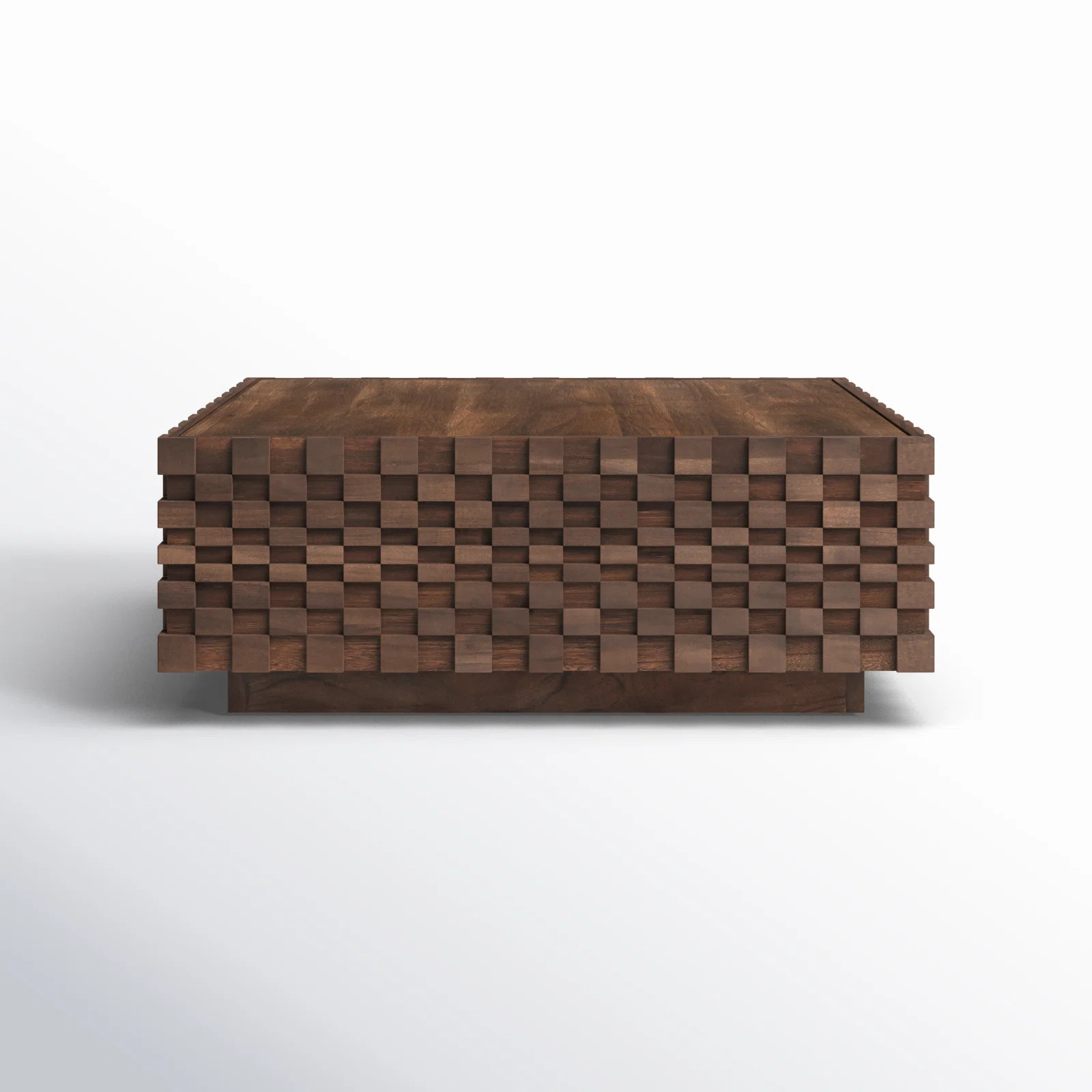 Givens 42" Carved Wood Storage Coffee Table | AllModern