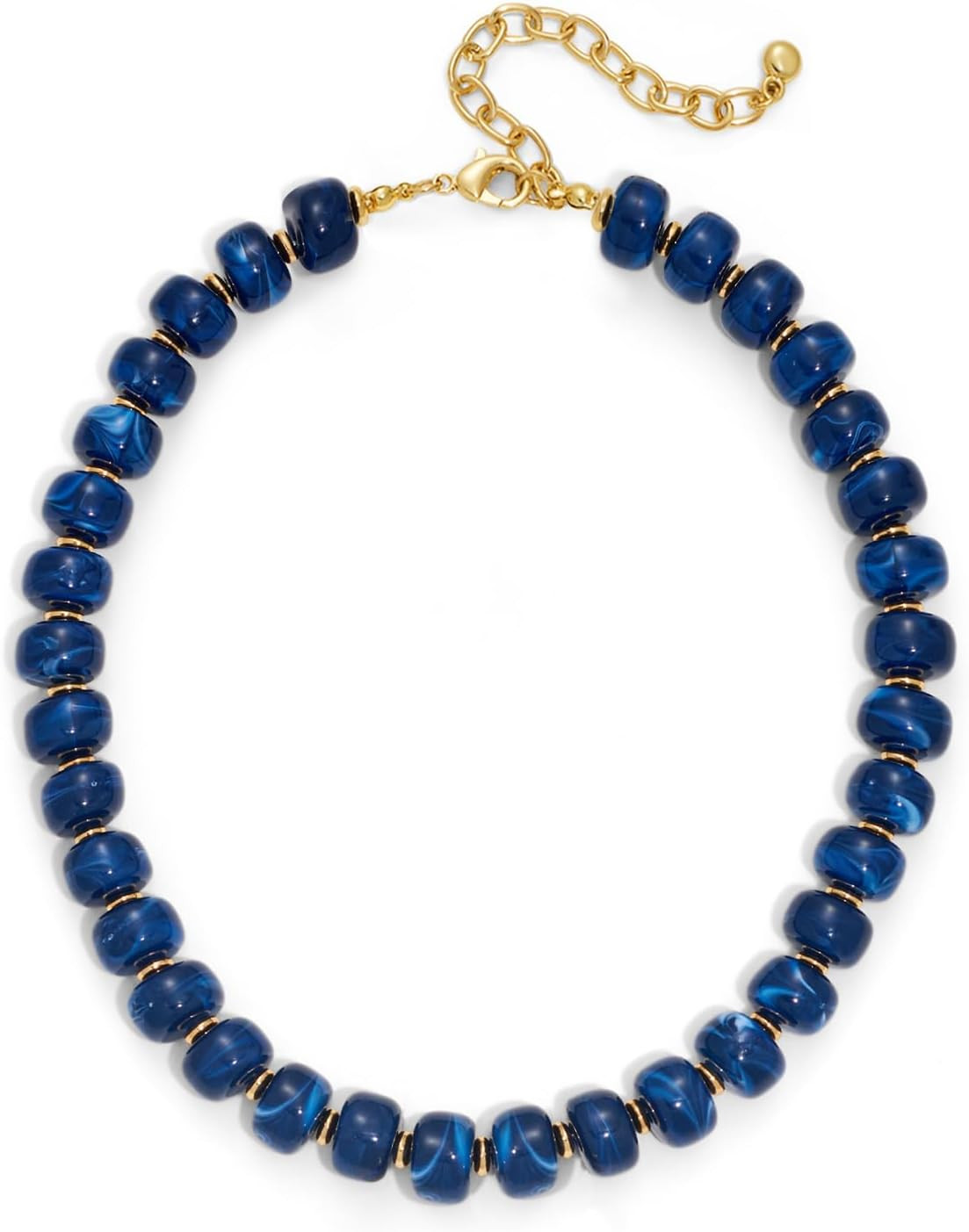 Beaded necklace for Women Boho Bead Gemstone Chunky Necklace Big Bead Necklace Fashion Trendy Summer Necklaces Jewelry Gifts | Amazon (US)