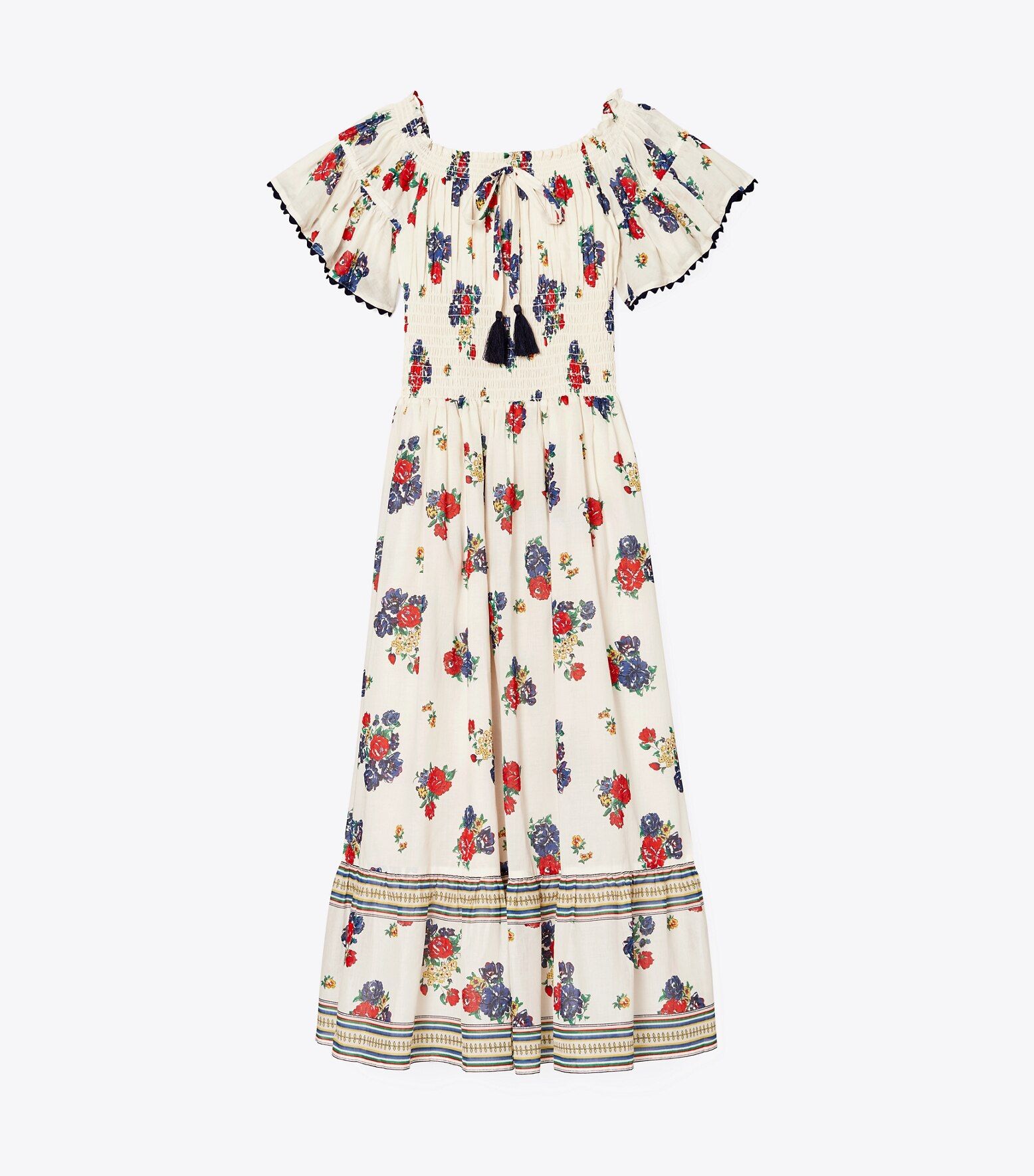 Printed Smocked Dress | Tory Burch (US)