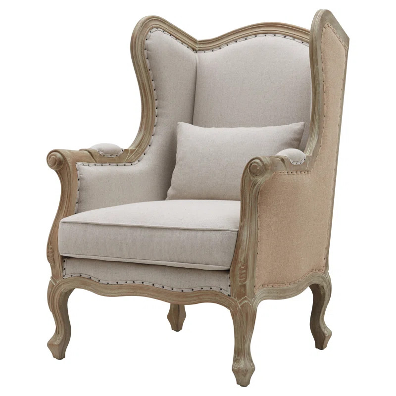 Lorinda Upholstered Wingback Chair | Wayfair North America
