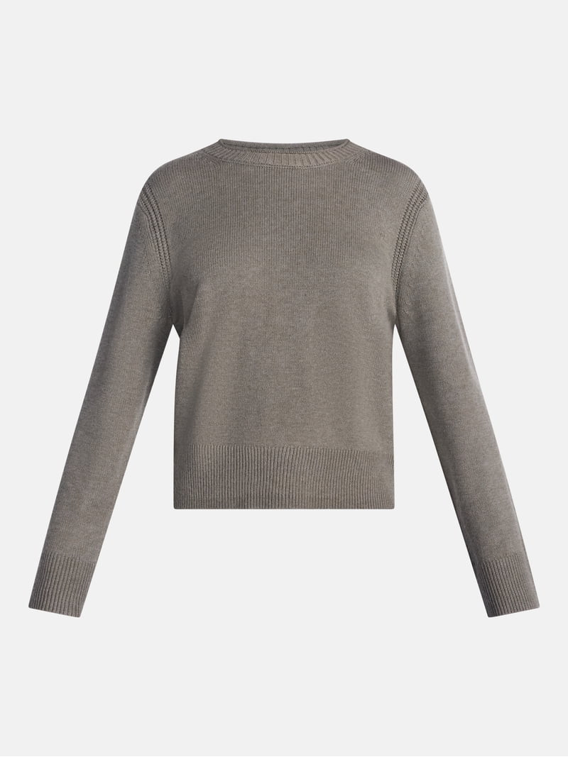Scenario Women's and Women's Plus Cozy Crewneck Sweater with Long Sleeves, Sizes XS-4X | Walmart (US)
