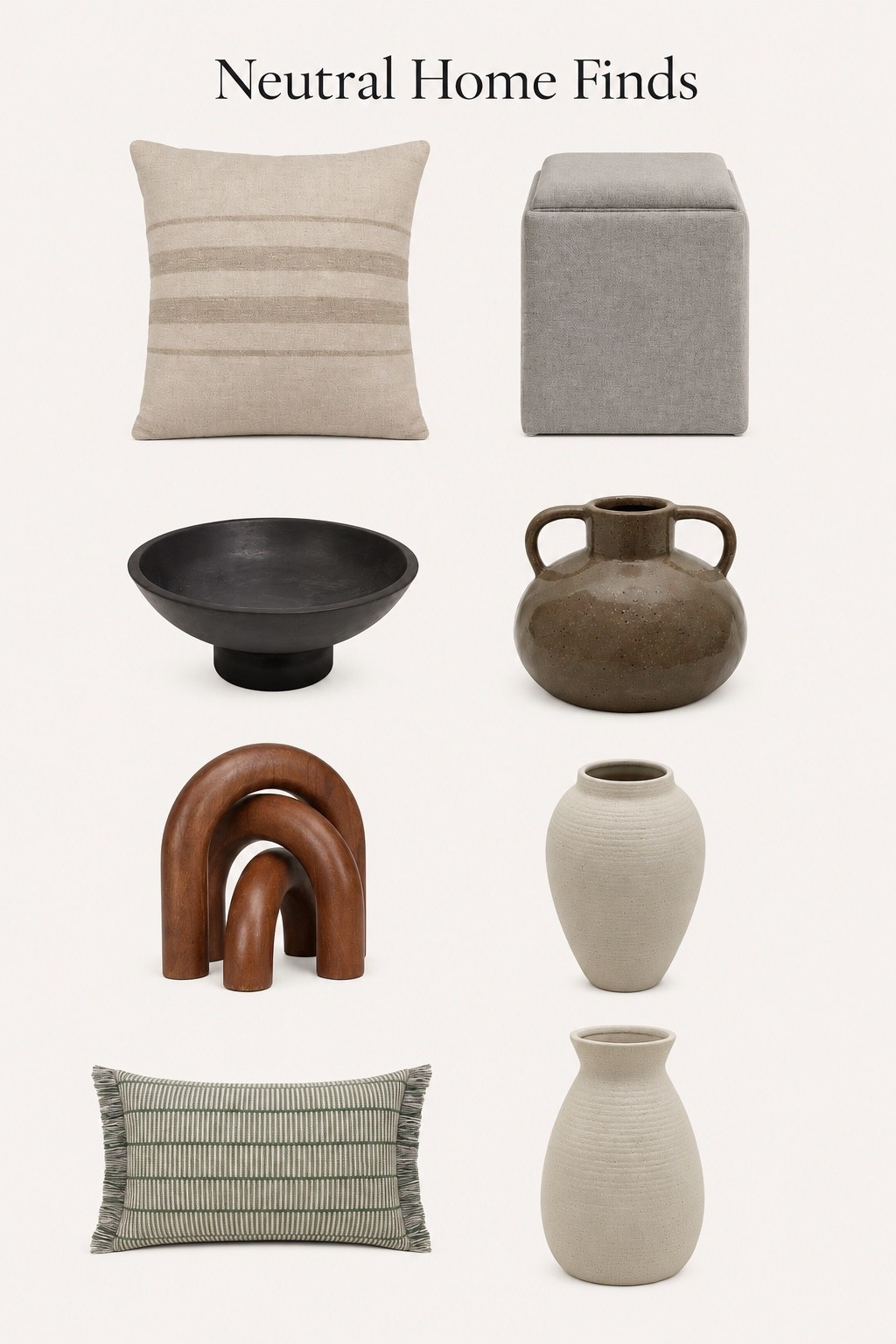Modern Organic Decor Finds

Create a warm, collected look with these modern organic home decor finds. Featuring textured pillows, sculptural wood accents, matte black decor, earthy ceramic vases, and timeless neutral accessories, these pieces are perfect for styling coffee tables, consoles, bookshelves, and built-ins. Designer-inspired looks at affordable prices.

#LTKHome #LTKSaleAlert
