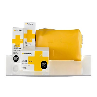 First Honey Skin Saviors (3-Pack Bundle) | Manuka Honey Skin Treatments for Dry Skin, Eczema, Foot Care and Acne | Target