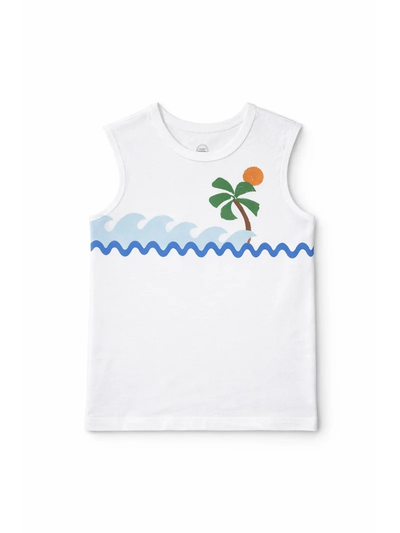 Wonder Nation Toddler Boys Muscle Tank, Sizes 18M-5T | Walmart (US)