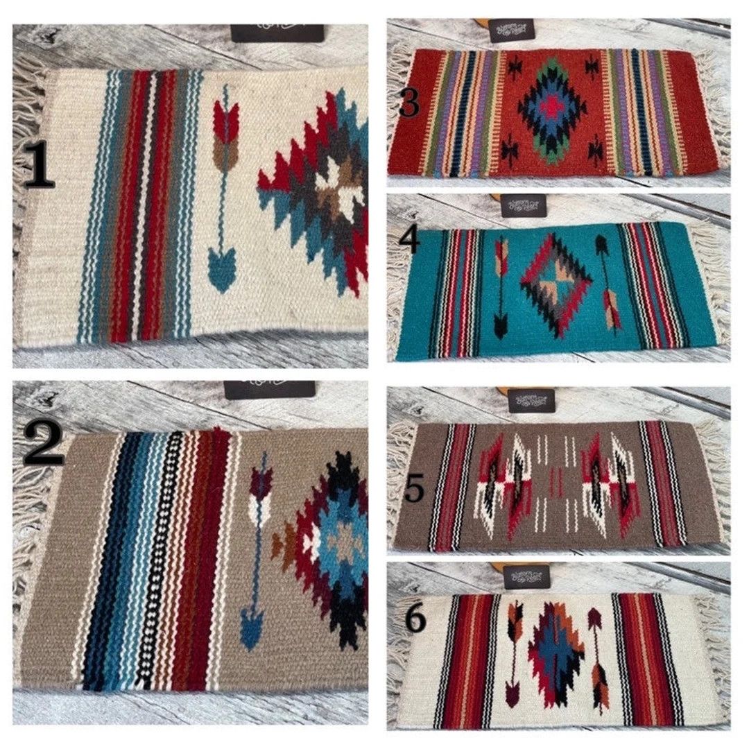 House Warming Gift - Aztec blanket mat - coffee table rug - boho mat  - large drink coaster - pla... | Etsy (US)