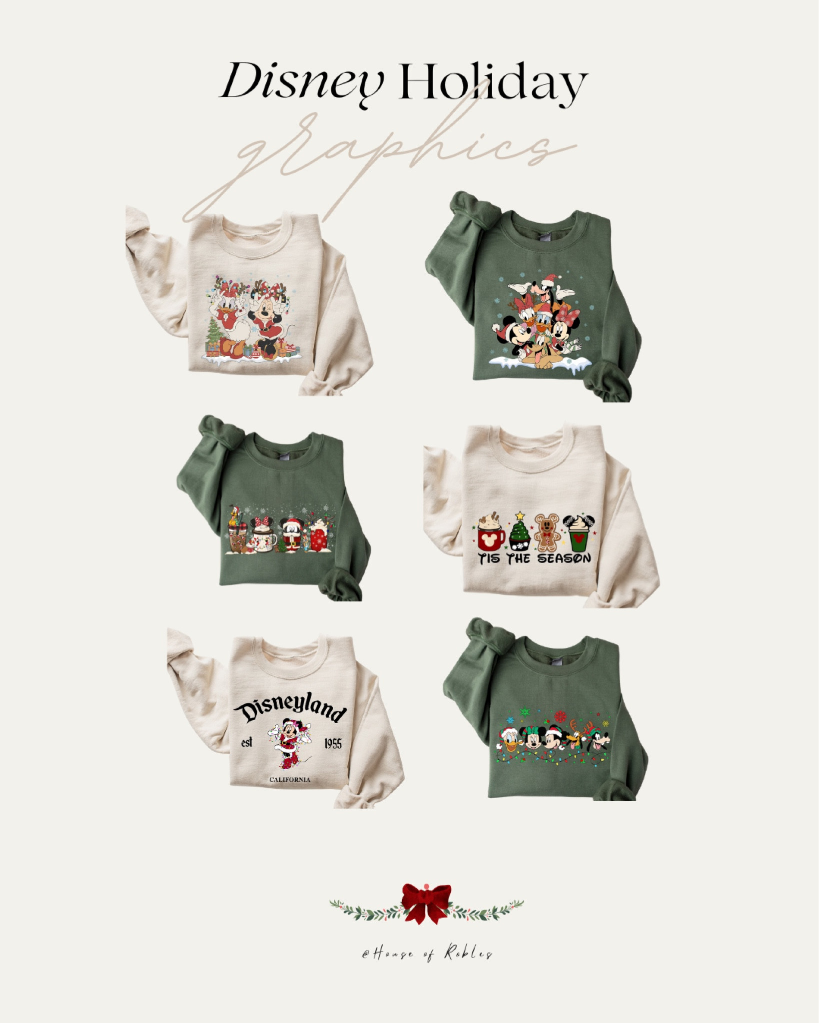 Disney Holiday Graphics Sweatshirts for the Family! #Disneyland #Disney #DisneyCa #disneyoutfits

#LTKSeasonal #LTKHoliday #LTKtravel