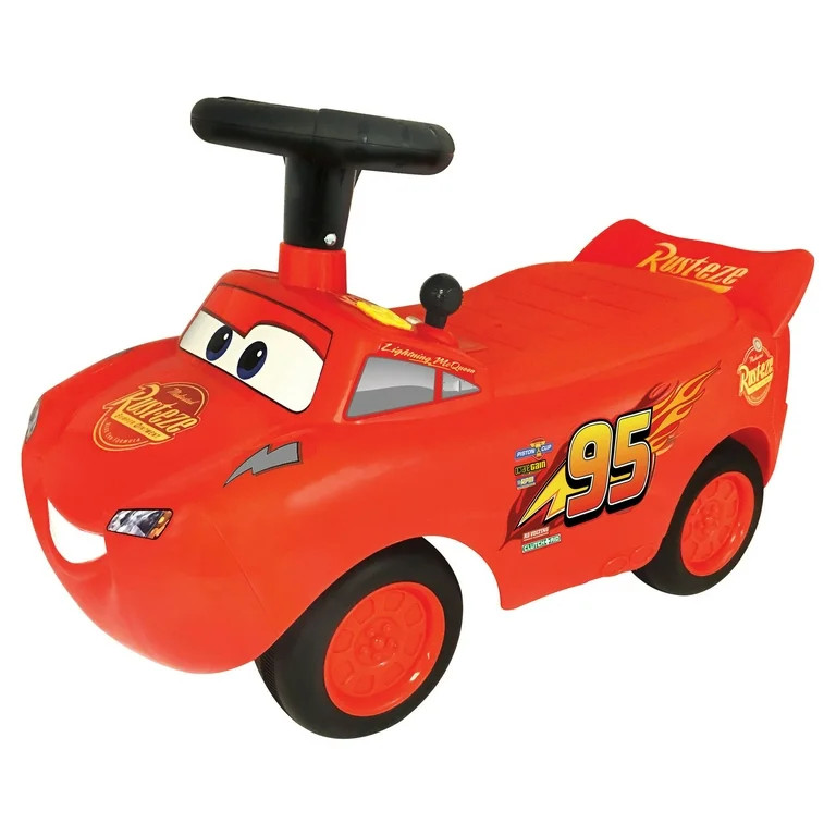 Disney PIXAR Cars 3 Lightning McQueen Light & Sound Ride-on Toy | Walmart (US)