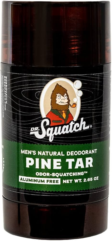 Dr. Squatch Natural Deodorant for Men – Odor-Squatching Men's Deodorant Aluminum Free - Pine Ta... | Amazon (US)