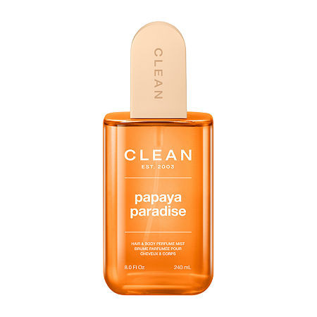 CLEAN Papaya Paradise Hair and Body Perfume Mist, 8.0 oz, One Size, 8 0 Oz | JCPenney