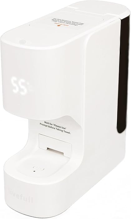 Hot Face Towel Heater Machine, Towel Warmer, 55°C Constant Temperature, 20 Compressed Towels, Sm... | Amazon (US)