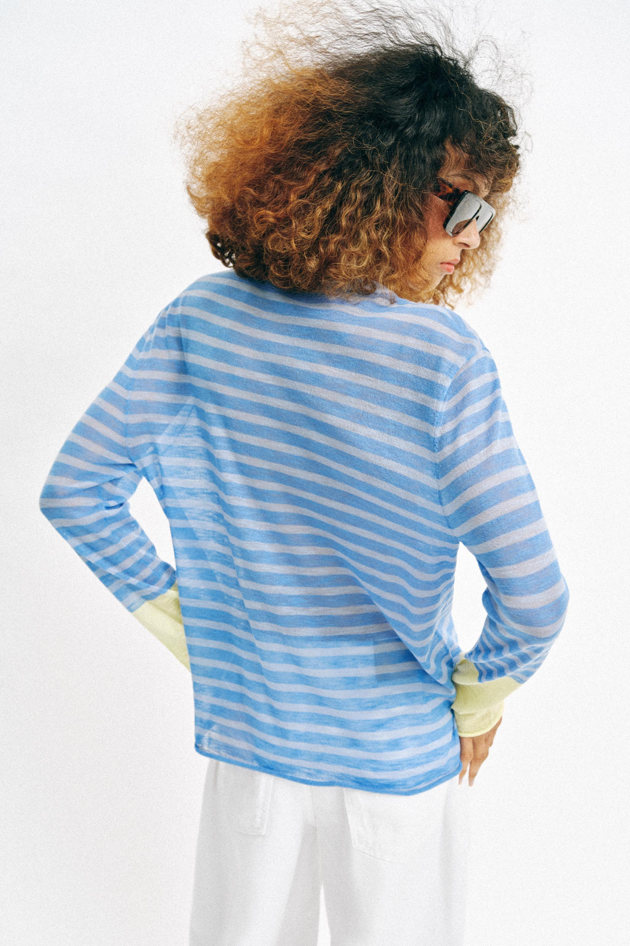 STRIPED KNIT JUMPER | Zara US