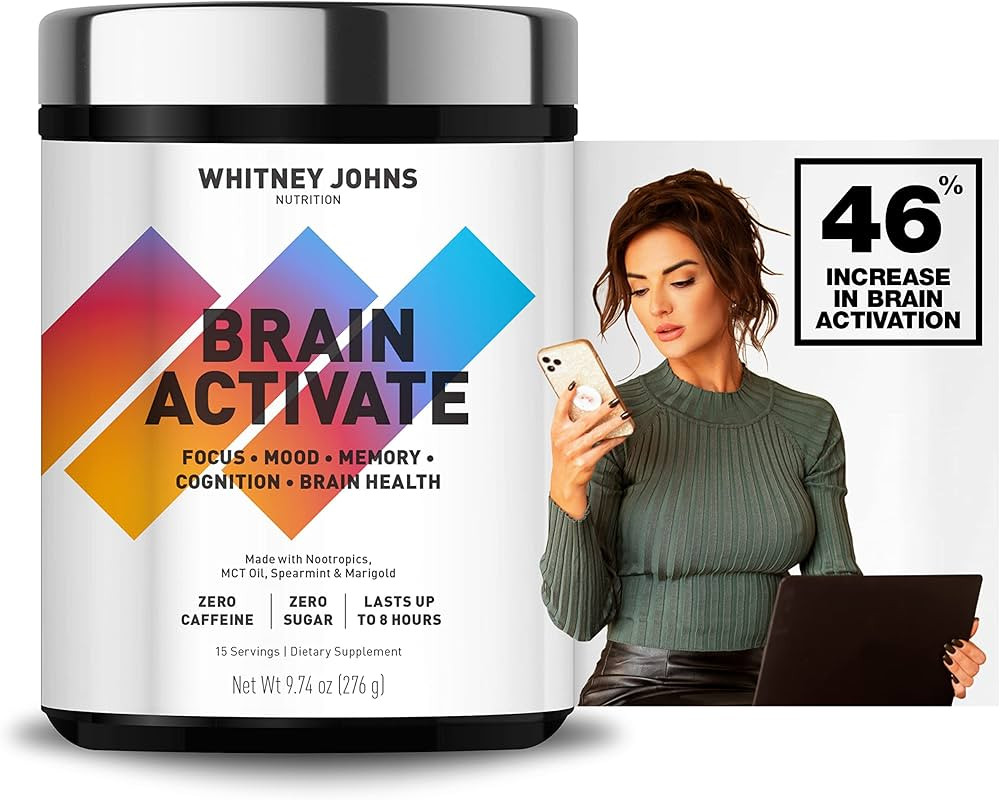 Whitney Johns - Brain Booster Supplement, Nootropic Focus, Brain Supplements for Memory & Focus, ... | Amazon (US)