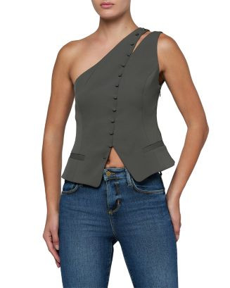 Zinnia One Shoulder Vest | Bloomingdale's (US)