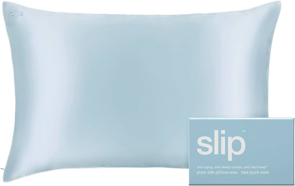 slip The Original Queen Pure Silk Pillow Case - 100% Pure 22 Momme Mulberry Silk - Queen Size Sta... | Amazon (US)