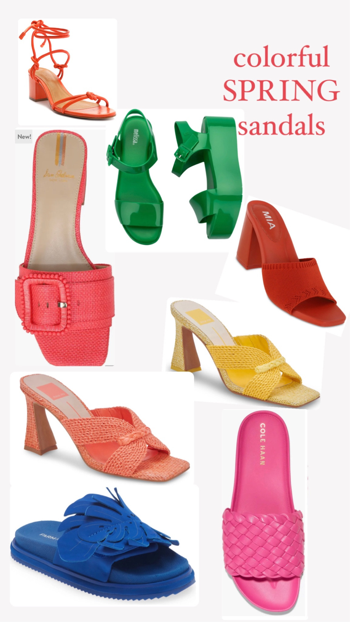 Colorful Spring sandals! 👡 
#HOCspring #HOC #HOCterracotta #HOCcoral #HOCcanaryyellow

#LTKshoecrush #LTKSeasonal